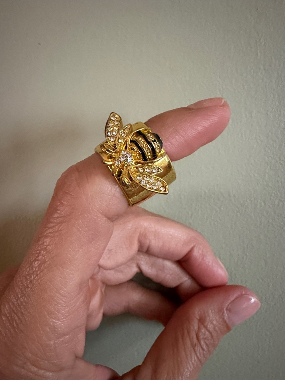Gold Bee Statement Ring - Women's Fashion Jewelry